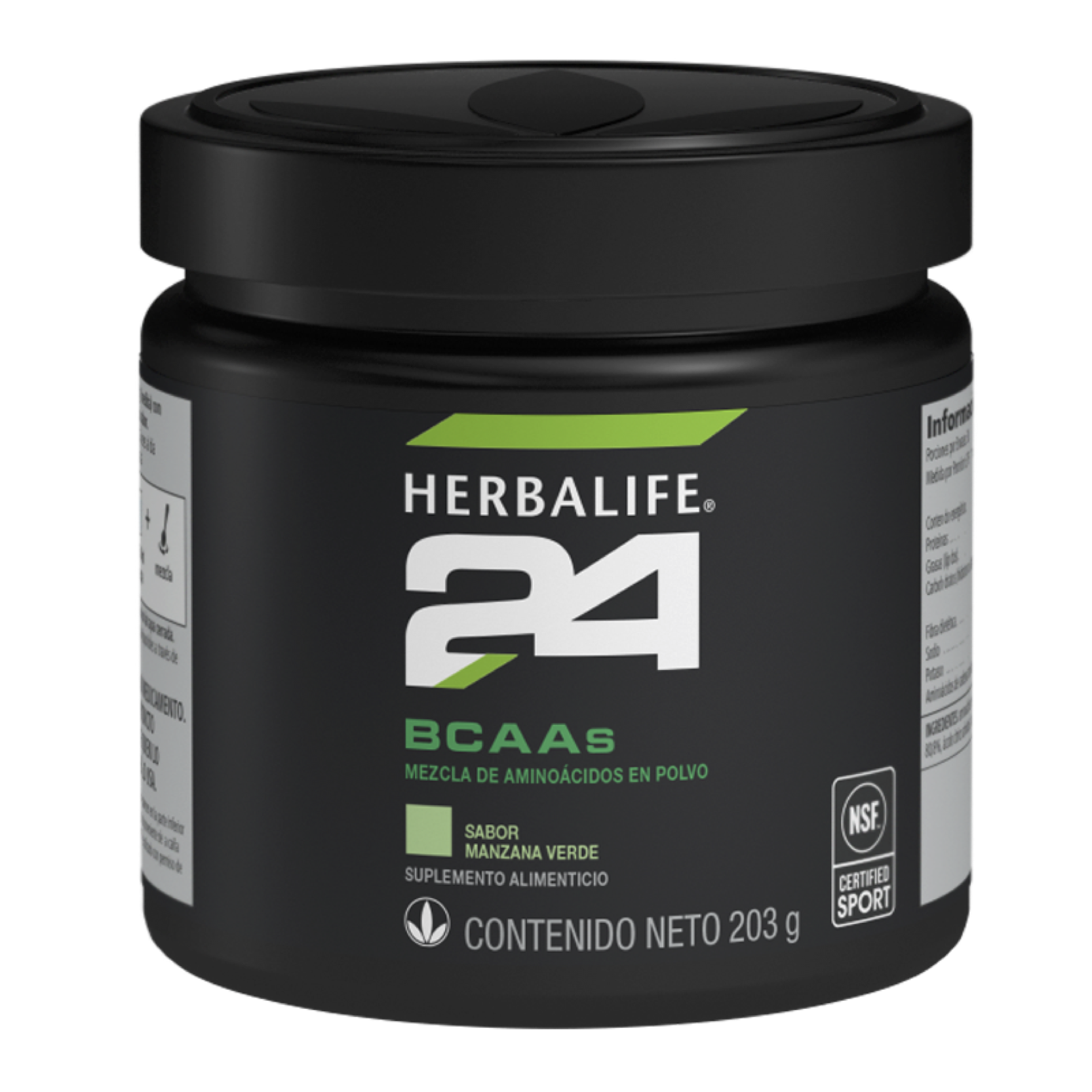 Herbalife 24 BCAAs Mezcla de Aminoácidos en Polvo sabor manzana verde